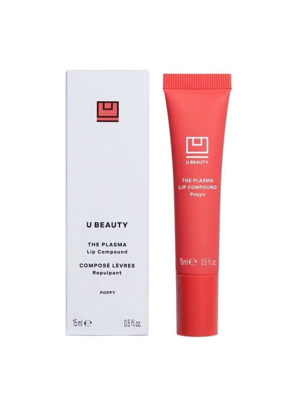U Beauty POPPY The Plasma Lip Compound Tinted | NEW | Ceramide Peptide | UBeauty